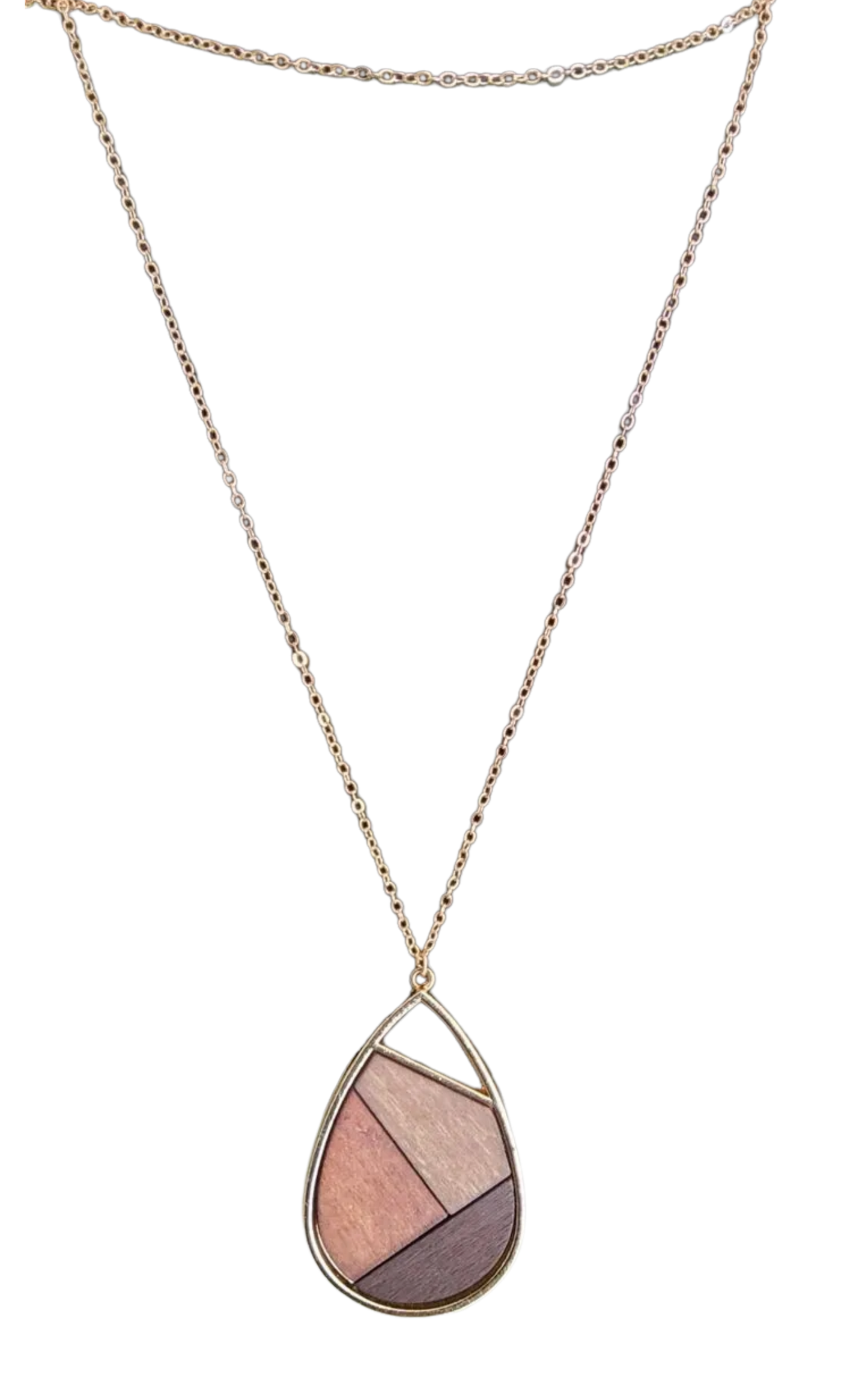 Gold Teardrop Necklace