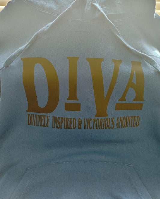Blue Hoodie D.I.V.A