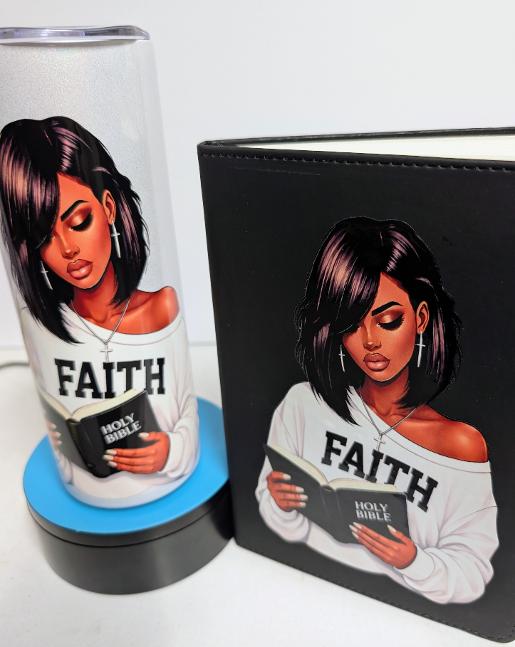 Faith Tumbler and Journal Bundle Set