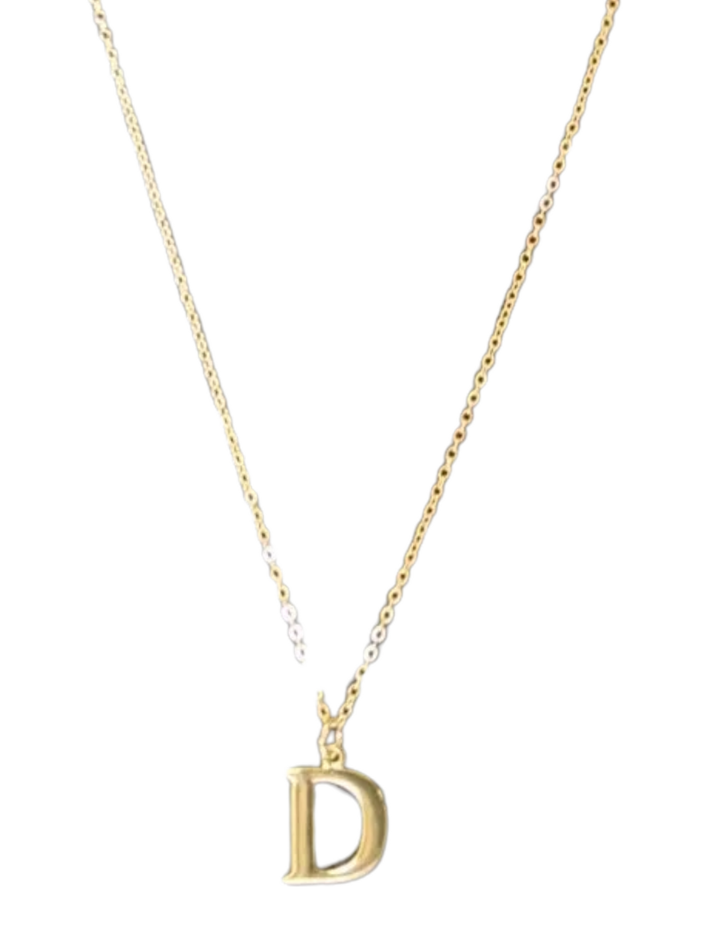 Gold Initial Necklace